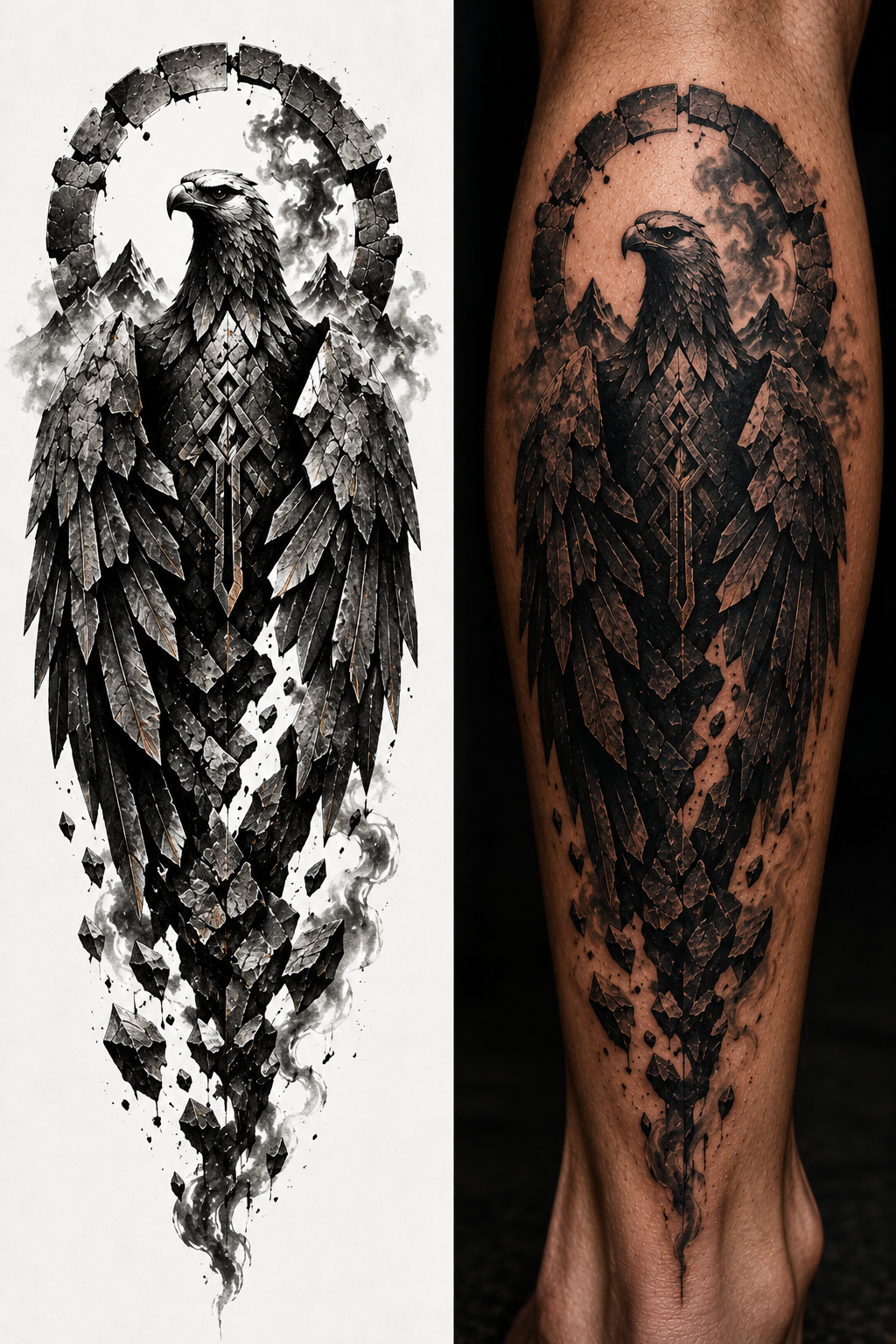 ETERNAL AQUILA tattoo model preview